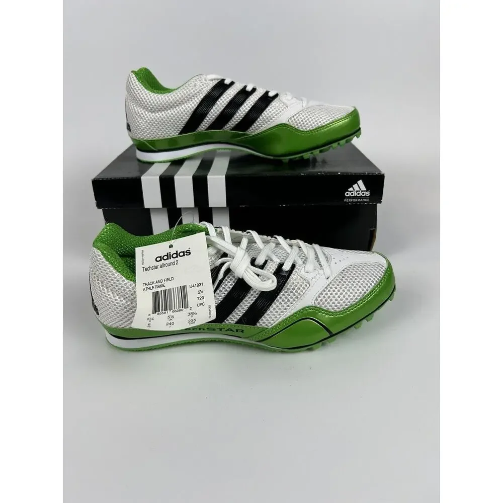 ADIDAS TECHSTAR ALLROUND 2 RUNNING TRACK SPIKE SHOES Men’s US 6‎ New